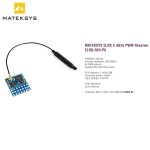 Original MATEK ELRS-R24-P6 R24-P6 EXPRESSLRS 2.4GHz PWM Antenne Connecteur Support 2 ~ 8S VBat Tension RC Drone Pièces